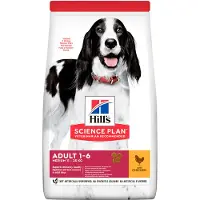 Hill's Pet Nutrition Adult 1-6 Medium med Kylling - 2,5 kg