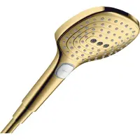 Hansgrohe Raind. Select E120 3jet håndbruser poleret guld-optik