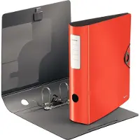 Leitz 180° Active Solid - Hevarmbuefil - bokryggbredde: 80 mm - for A4 (210 x 297 mm) - kapasitet: 500 ark - rød