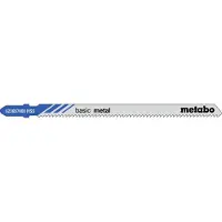 Metabo 623697000, Stikksagblad, Blad metall, Høy-Hastighets Stål (HHS), Blå, Grå, 10,6 cm, 1 mm