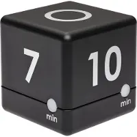 TFA-Dostmann TFA Cube Timer - Kjøkkentidtaker trådløs - svart