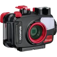 Olympus PT-059 - Undervanns-hus for kamera - polykarbonat - svart, gjennomsiktig