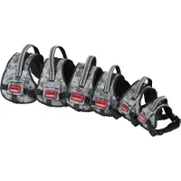 Zolux Moov justerbar hundesele, kamuflasjegrå - Størrelse S: 50 - 66 cm brystomkrets