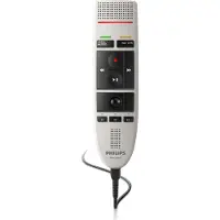 Philips SpeechMike USB LFH3200 - LFH3200 Series - høyttalermikrofon - USB - svart, varm gråfarge