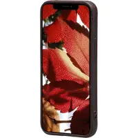 dbramante1928 Barcelona - Baksidedeksel for mobiltelefon - 100 % biodegraderbart plantebasert materiale - mørk sjokolade - for Apple iPhone 12, 12 Pro