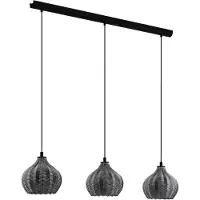 Eglo TAMALLAT LANGBORD 3XE27 Ø230 SVART