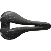 Selle Royal sete DIVA GEL SUPERFLOW S (id match - S3) TI 316 Tube 7, fibra-tek, 275g svart (NEW)