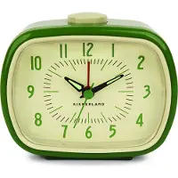 Kikkerland Retro Alarm Clock - Green