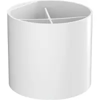 Hansgrohe WallStoris, bæger ø126mm, t/skinne, mat hvid, kuststof