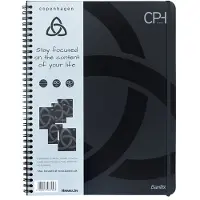 Bantex Notesbog Bantex CPH, A4+, linjeret, sort