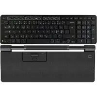 Contour Design RollerMouse Pro Regular mørkegrå + Balance Keyboard BK - trådløs - Pan Nordic-versjon - Keyboard and rollerbar set - Nordisk - Grå