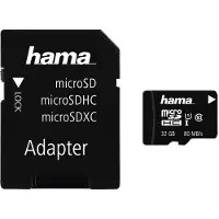 Hama MicroSDHC 32 GB klasse 10 UHS-I V10 / microSDHC-minnekort 32 GB