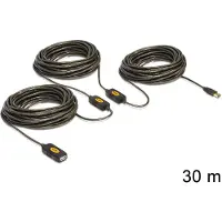 DeLOCK -kabel USB 2.0-forlengelse, aktiv 30 m