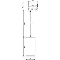 Deko-light LED-pendellampe Lucea, 3-trinns, 20 W, hvit