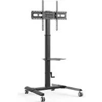 Techly Holder Mobilstativ 32-70, 40kg justerbar med hylle