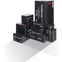 Multipower MP2,3-12 Blybatteri 12 V 2.3 Ah Blyfleece (B x H x T) 178 x 66 x 34 mm Fladstik 4,8 mm Vedligeholdelsesfri, Lav selvafladning, VDS-certifikation