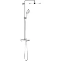 GROHE Rainshower Smartactive 310, 111,8 cm, 1,75 m, Vegg, Kromfarget, G1/2