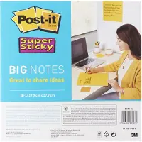 3M Notizzettel Super Sticky Big Notes Gelb, firkant, Gult, Papir, 279 mm, 279 mm, 30 ark