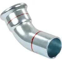 Vsh Fabrieken Xpr carbon elbow 45 deg. fø 28