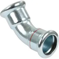 Vsh Fabrieken Xpr carbon elbow 45 deg. ff 22