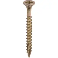 Forgefix Forge FFP325Y ForgeFast Pozi-kompatible Elite-ytelse treskruer ZY 3,0 x 25 mm Boks med 200 stk