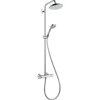 Hansgrohe Brusesystem Croma 220 showerpipe krom