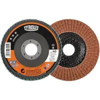 Tyrolit Lamelskive skrå PREMIUM 125X22,23 CA40 Aluminium - (10 stk.)