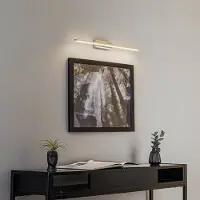 MCJ LED-vegglampe Miroir 60 cm krom 4000K