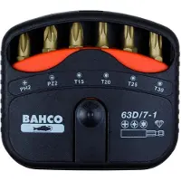 Bahco 1/4´´ Diamantbitssett Med Bitsholder For Phillips-pozidriv-og Torx-skruer