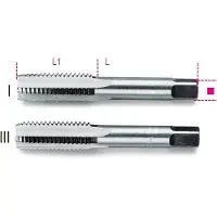Beta Utensili 12x1.0 Mm Tynn Mannsstemme 2 Stykker