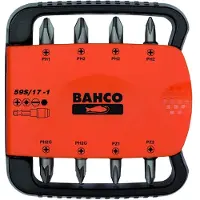 Bahco 1/4´´ Bitssett For Phillips Pozidriv Spor-og Unbrakoskruer 27 Mmx73 Mmx82 Mm 17 Enheter