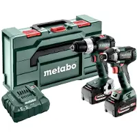 Metabo SBLTBL+SSDLT200BL batteridrevet slagbormaskin inkl. batteri og lader