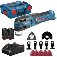 Bosch Professional Gop 12v-28+2x3.0ah+l-boxx Oscillerende Multiverktøy