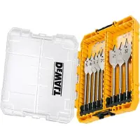 DeWalt DT70750-QZ 8-delt spadeborsett til treverk 12–32 mm i TSTAK-kasse