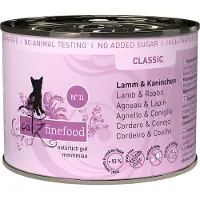 Catz Finefood Økonomipakke bokser 12 x 200 g - Lam & Kanin