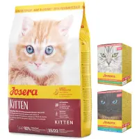 Josera Kitten, Kattunge, Alle hunderaser, Fjærfe, Ris, Laks, 2 kg