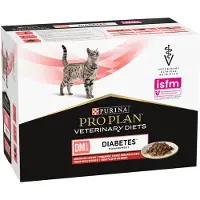 Purina Pro Plan Veterinary Diets Feline DM ST/OX - Diabetes Management Okse - 10 x 85 g
