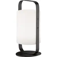 FH Lighting LED-solcellebordlampe Casoli batteri, høyde 25 cm