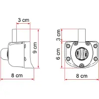Fiamma Safe Door Guardian Ducato >2009 Toalettlokk