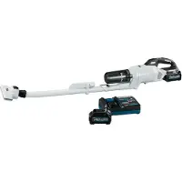 Makita Støvsuger, XGT, 40V, Lithium-Ion, hvid, kulfri, cyklonfilter