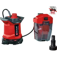 Einhell GE-DP 18/25 LL Li, 153 W, Batteri, 0,5 stang, 7000 l/t, Sort, Rød - SOLO
