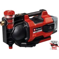 Einhell AQUINNA, Batteri, 3,7 stang, 3800 l/t, Sort, Rød - SOLO