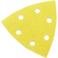 Tyrolit Deltaark papir velcro 93X93 6 huller 1960 K120 træ lak maling - (100 ark)