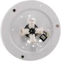 TK Lighting Bilbao taklampe, svart/gull, Ø 45 cm