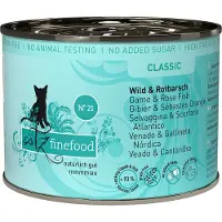 Catz Finefood Økonomipakke bokser 24 x 200 g - Vilt & Uer
