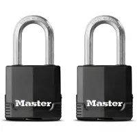 Master Lock -hengelås, Excell belagt laminert stål hengelås, Høysikkerhetslås, Nøkkel-lås, Ideell for lagerenheter, skur, garasjer og gjerder