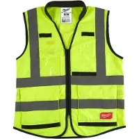 Milwaukee sikkerhedsvest premium HiViz gul str S/M