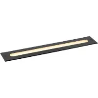 QAZQA Moderne jordspot svart 50 cm inkl. LED IP65 - Eline