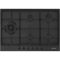 Smeg Px375lmb 75 Cm Gassglassplate 5 Brennere