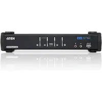 Aten CubiQ CS1784A - KVM / lyd / USB-svitsj - 4 x KVM/lyd - 1 lokalbruker - stasjonær